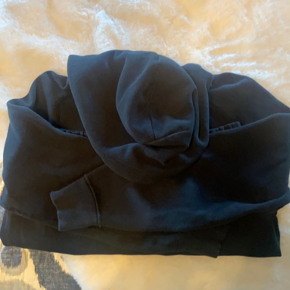 Black elastic waist lululemon hoodie